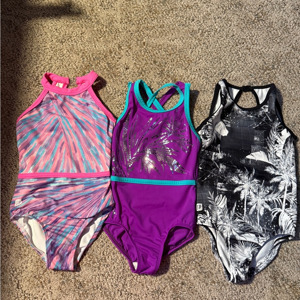 Vibrant Kids Bodysuit Set - Pink, Purple, and Black